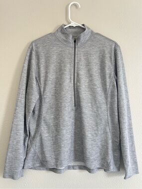 REI Heather Gray Women's Half-Zip Pullover